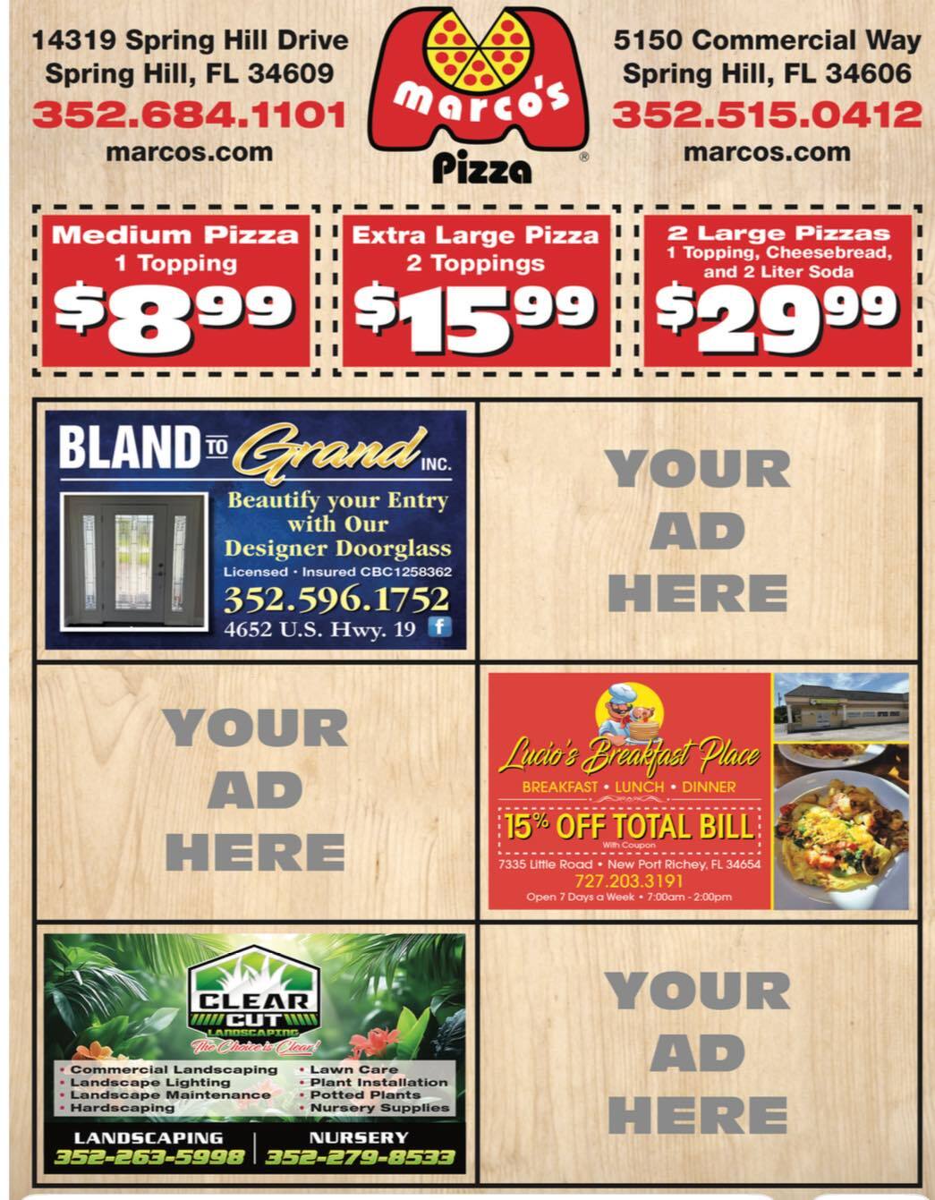 Box Topper - Marcos Pizza Box Topper - Marcos Pizza